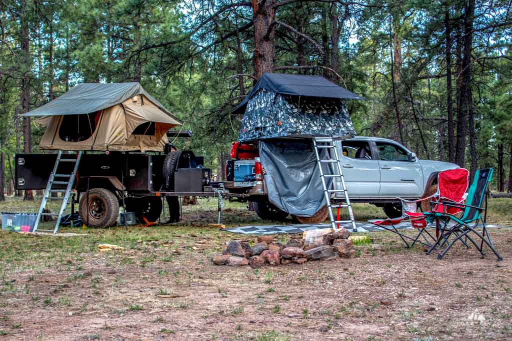 The Best Camp Vibes ($17 LED String Lights) - 2020 Tacoma RTT Camping 🇨🇦  